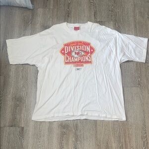 Vintage Y2K Kansas City chiefs play offs Reebok XXL T shirt afc west